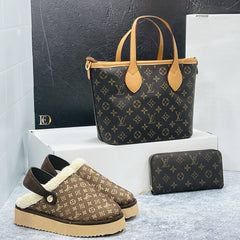 Lv sandal style slippers set