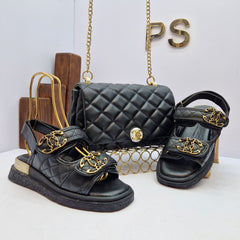 new season chanal sandal bag set