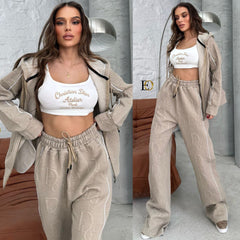 CD Compact Brushed Fabric 3-Piece Sports Set