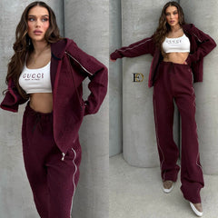 GG Compact Brushed Fabric 3-Piece Sports Set