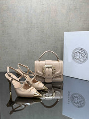 varsaca pointed heels shoes bag sets