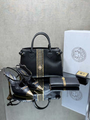 varsaca pointed heels shoes bag sets