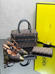 fnd new high heels shoes bag set