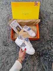 LV women white shoes