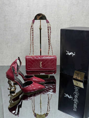 only high heels with ysl logo