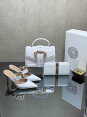 new season pointed heels shoes bag sets