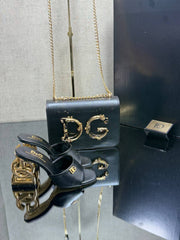Dol G new high heels shoes bag set