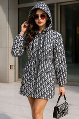 Hooded Trench – Printed Lining
