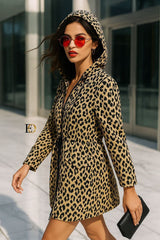Hooded Trench – Printed Lining
