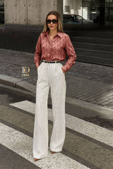 YSL shirt with trousers set