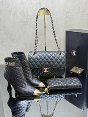 chanal new season boot bag sets