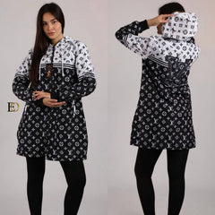 LV hooded rain coat for women