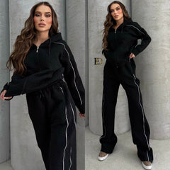 GG Fabric Imported Compact Brushed Fabric 3-Piece Sports Set