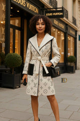 LV stamp winter women's coat