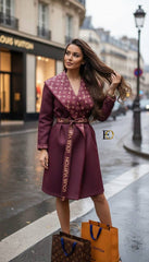 LV stamp winter women's coat