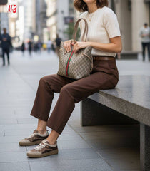 GG women sneakers bag set