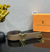 LV new leather women belts