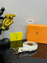 LV new season leather women's belts