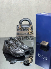 New shoe bag set with Christian D pattern