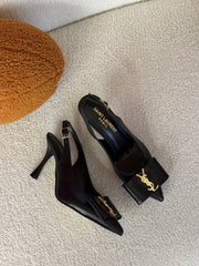 YSL pointed toe heels