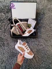 GG sneakers bag set