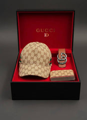 Men's hat and belt set