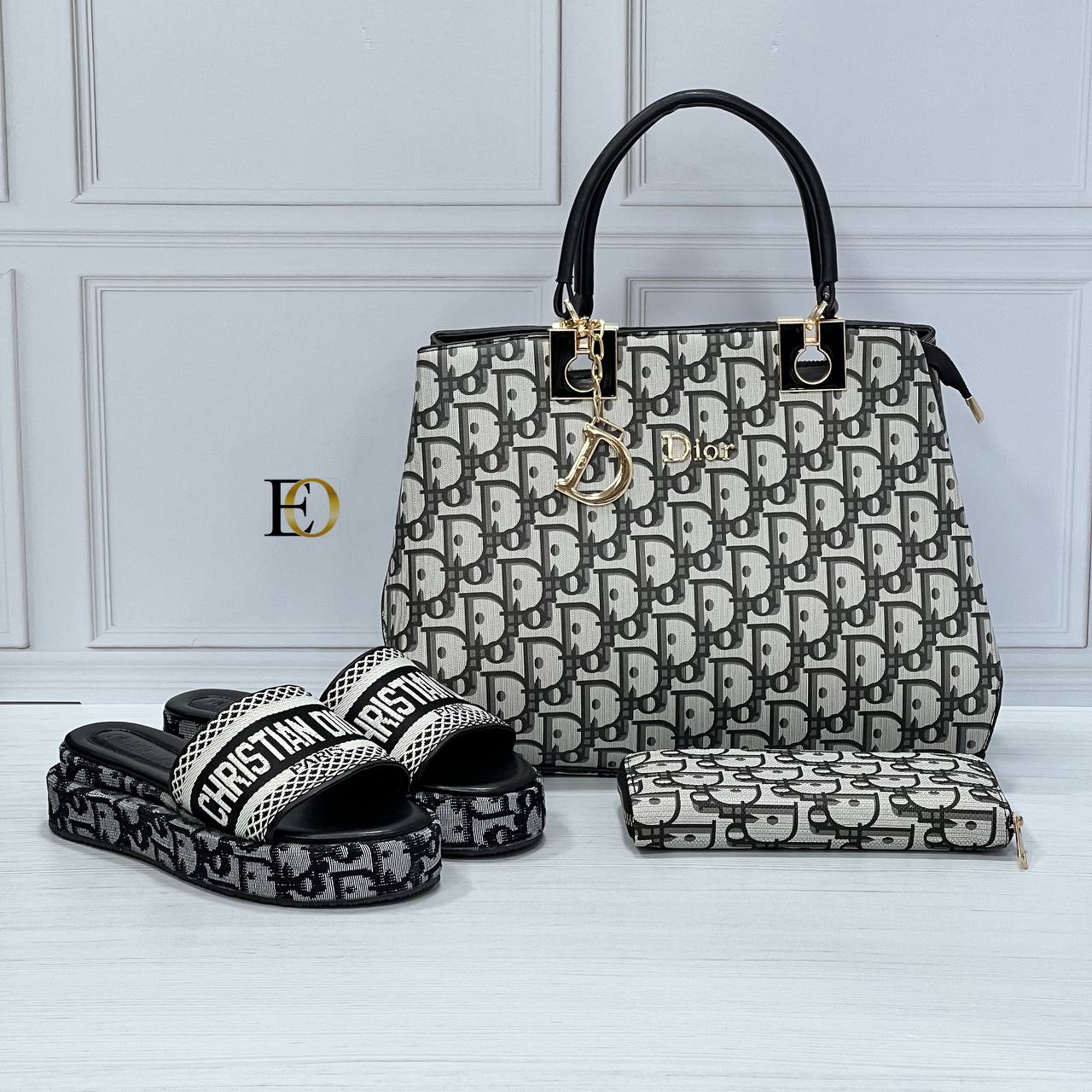 High-soled slipper bag set