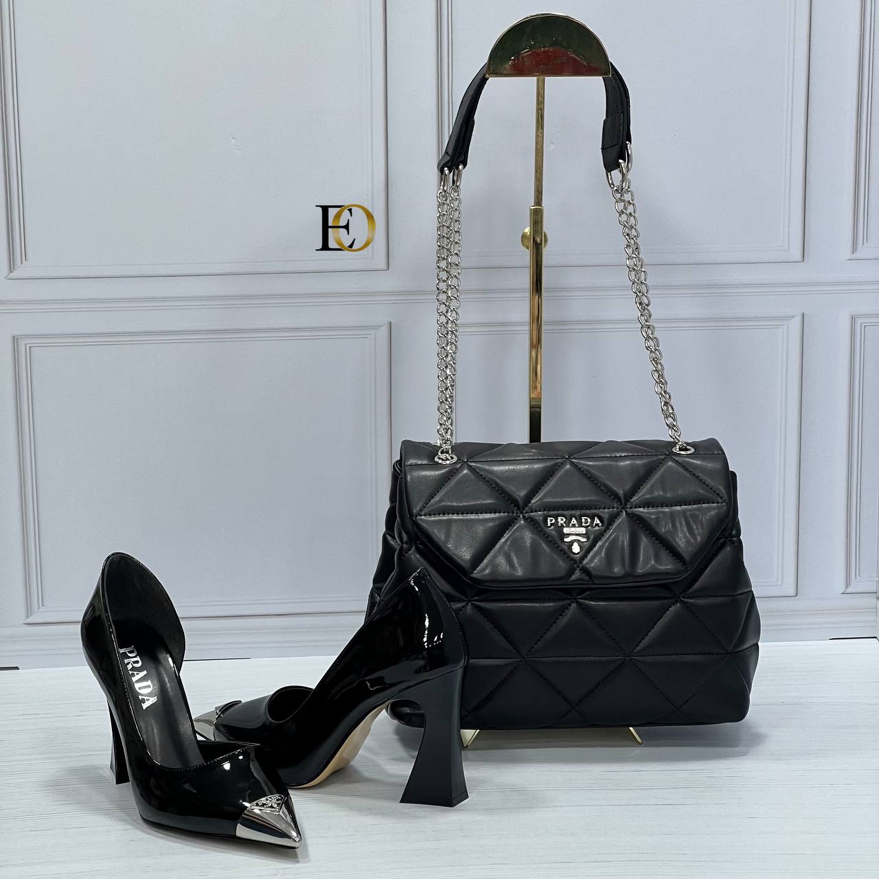 Prade heeled shoes bag set