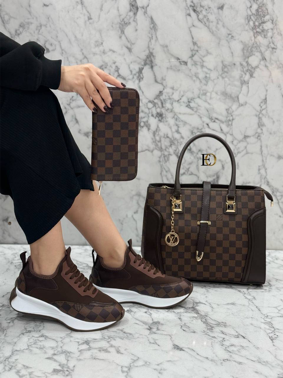 LV new flat style shoes set