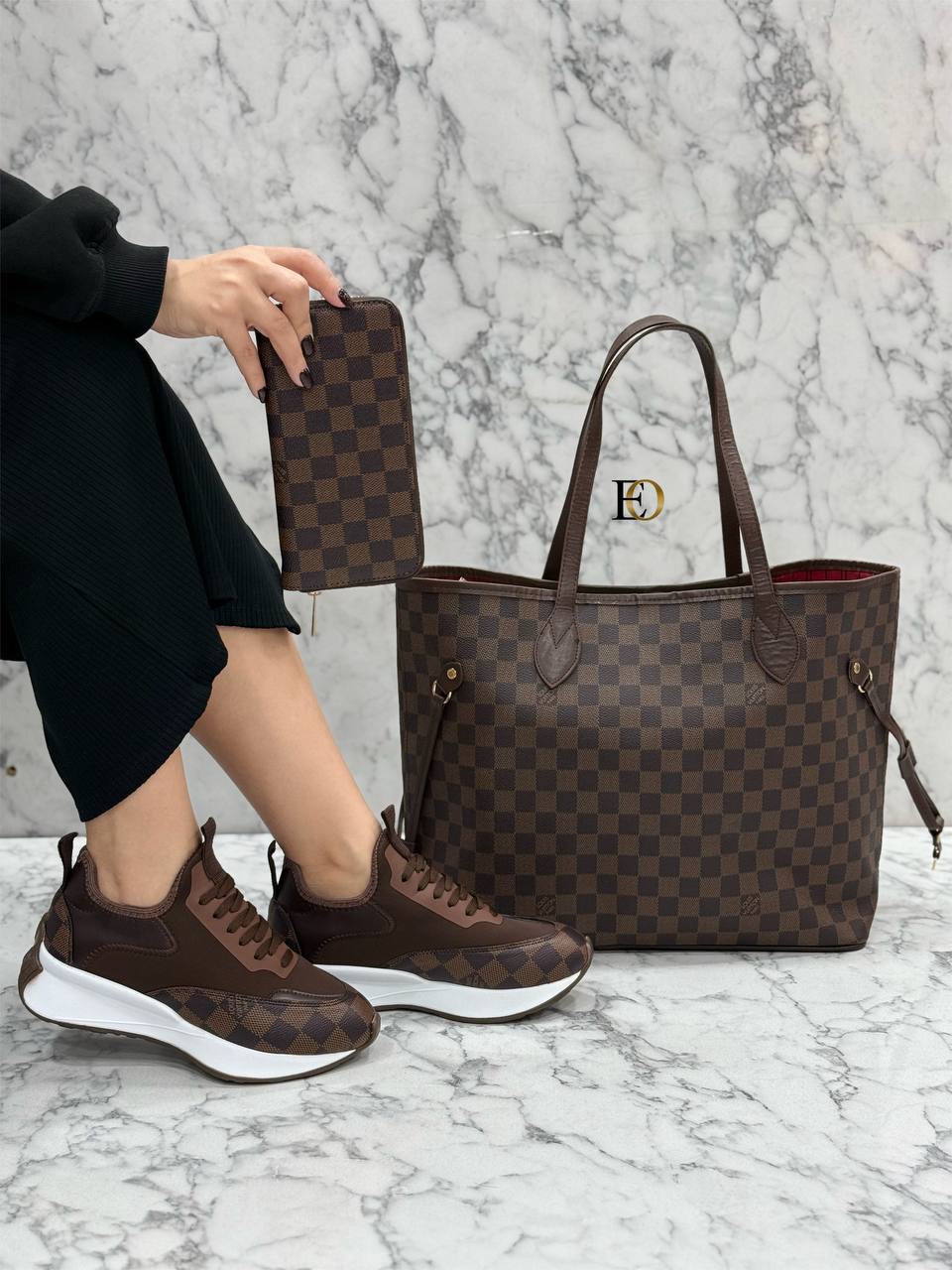 LV new flat style shoes set