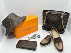 LV sandal style shoes set