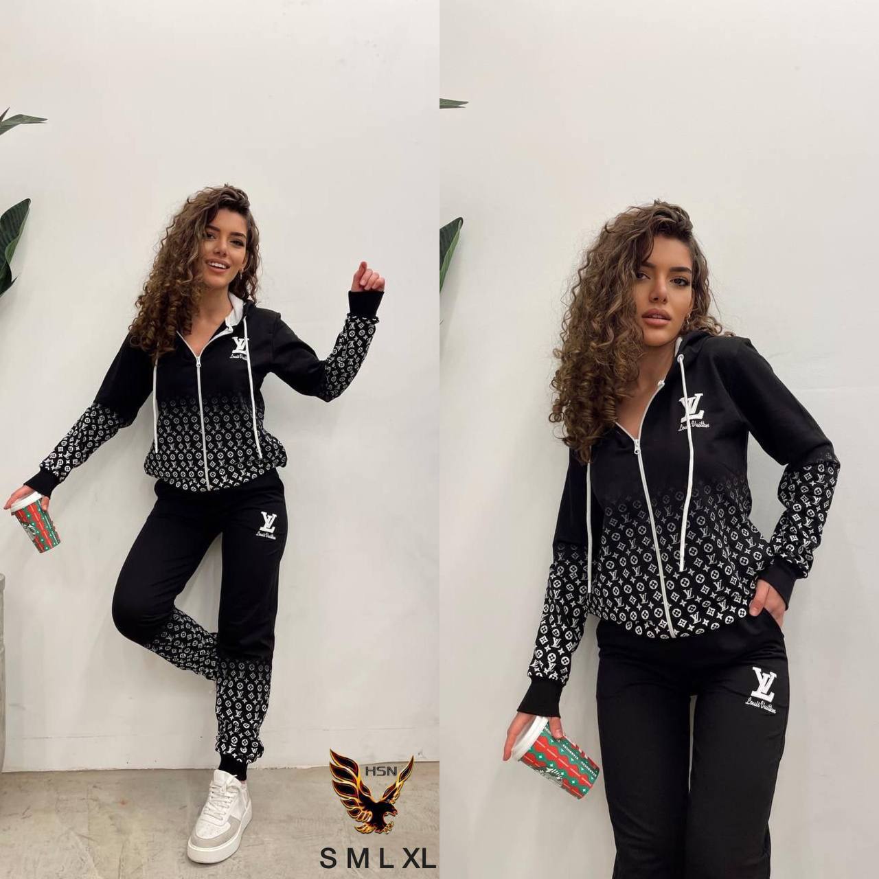 LV women's cotton tracksuit set