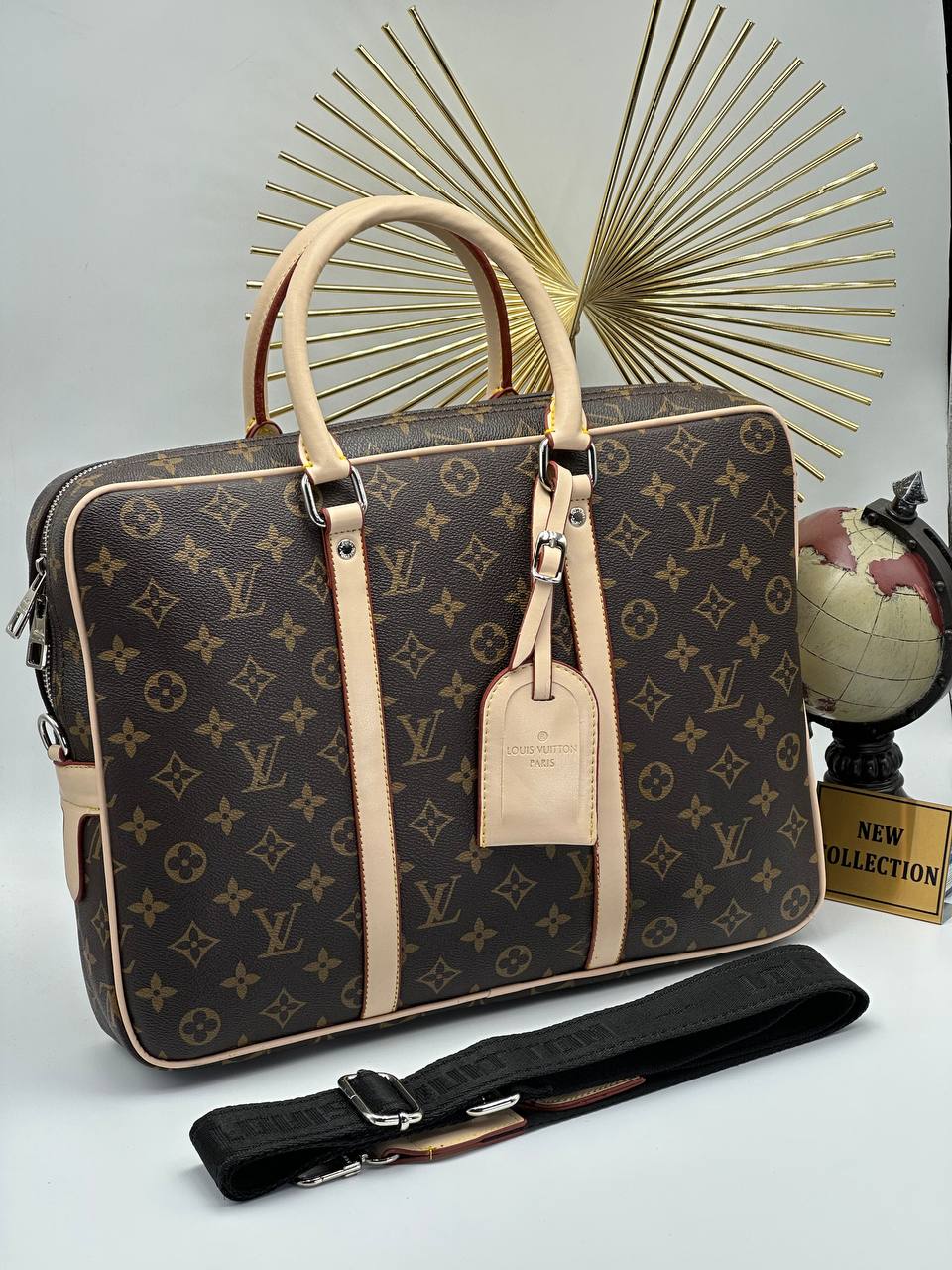 LV laptop and briefcases