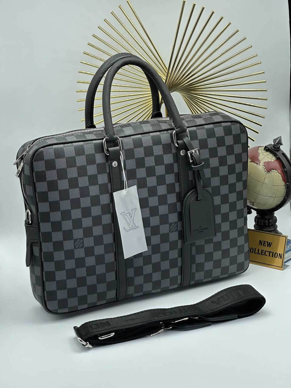 LV laptop and briefcases