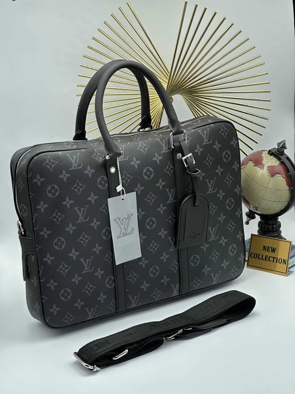 LV laptop and briefcases