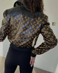 LV patterned short coat