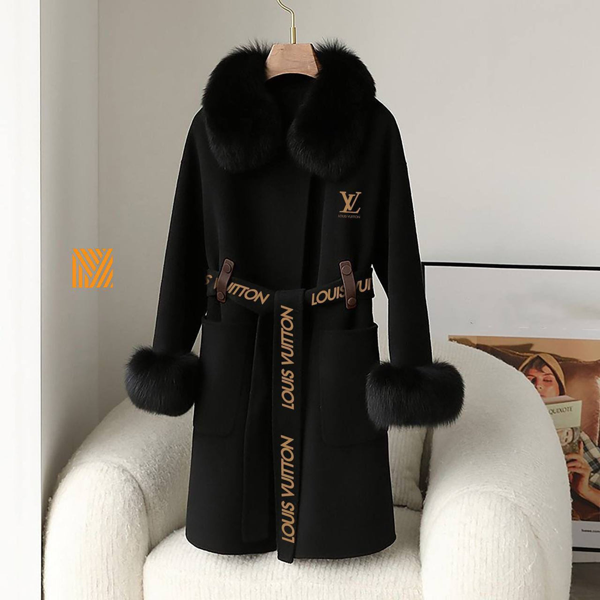 Fur detailed Cachet coat