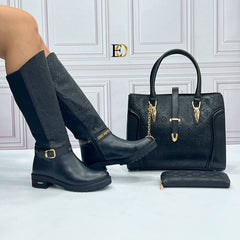 LV new season boot bag set