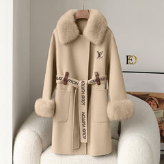 Fur detailed Cachet coat