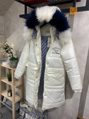 CD puffer long coat