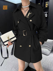 ysl woolen padded coat