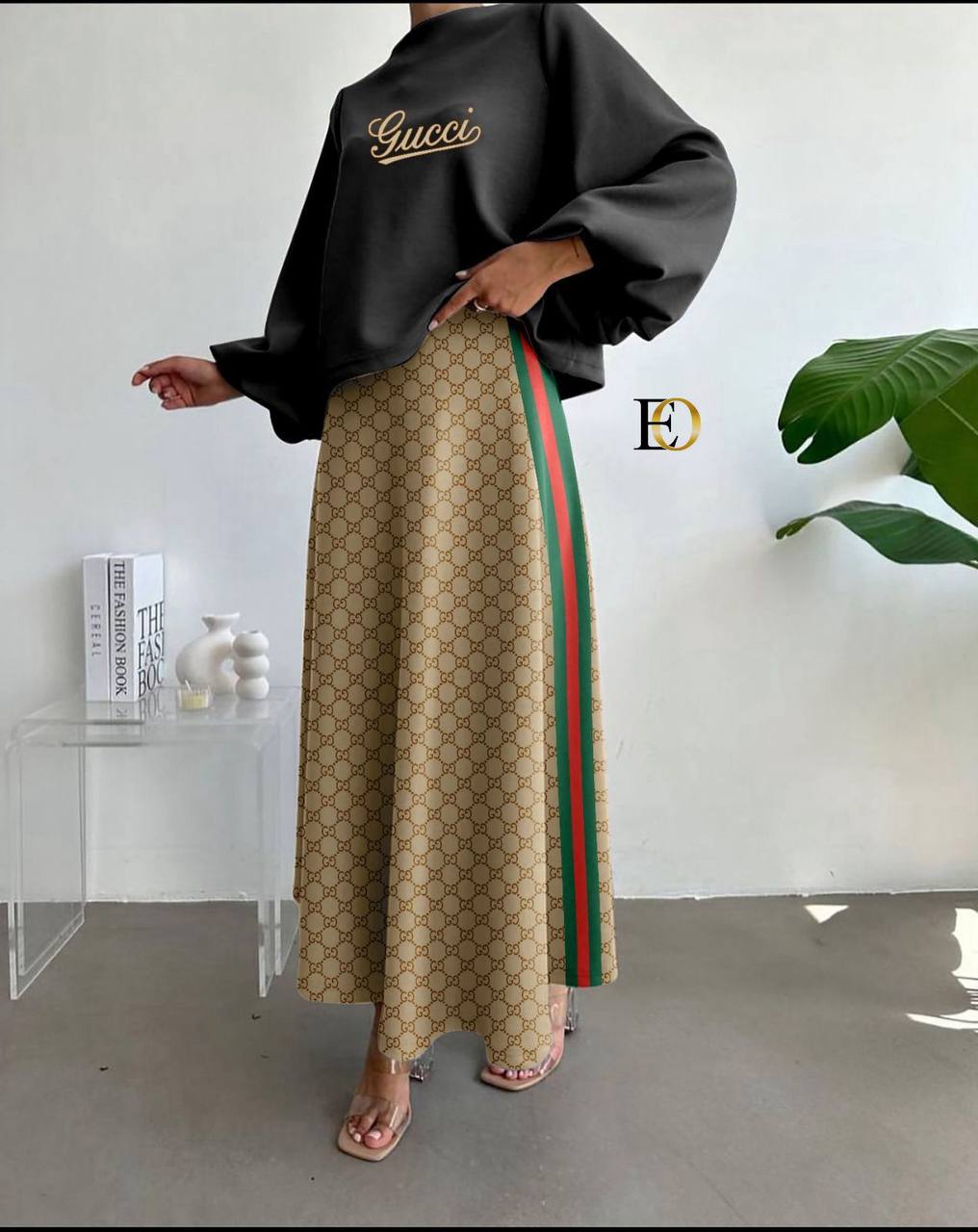 winter women's skirt set