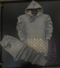 fleece suit set men