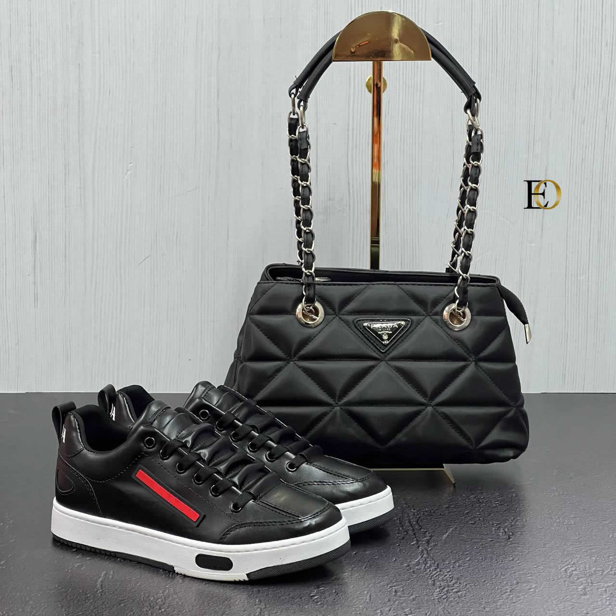 Prad new women's shoes bag set