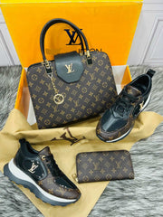 New shoe bag sets with LV pattern