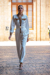 LV jumpsuit style outfit