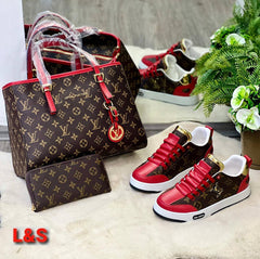 New lv shoe bag set