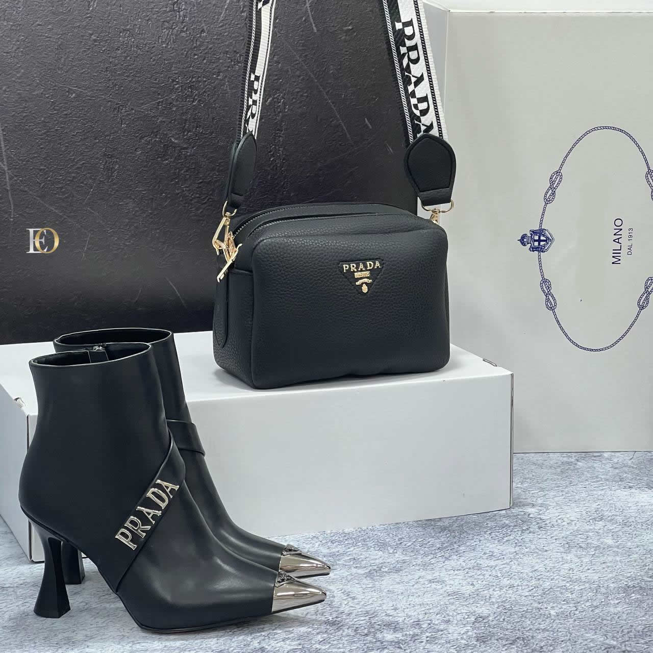 New season prad written boots set