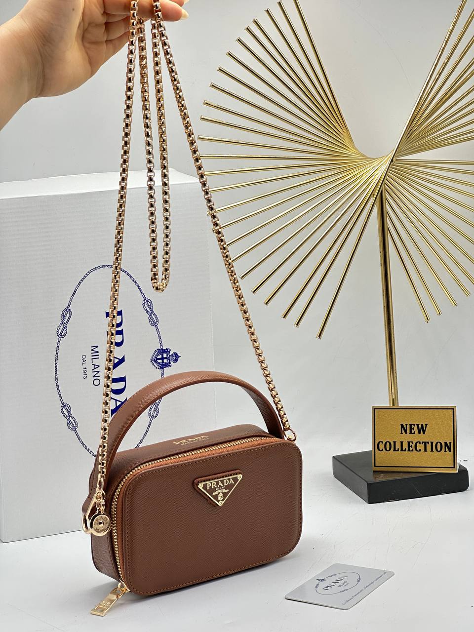 prad shoulder and hand bag