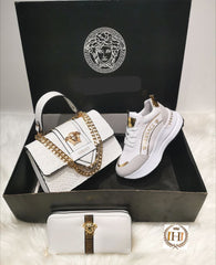 high sole shoe set